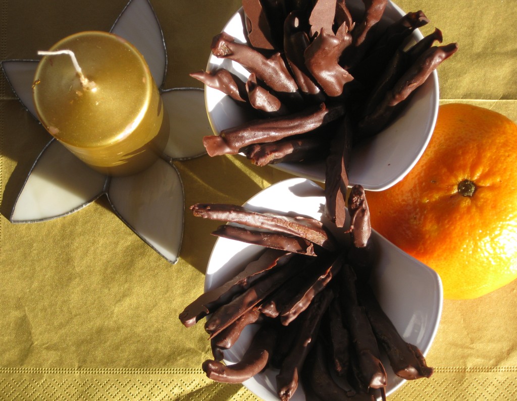 ORANGETTES DE CHOCOLATE